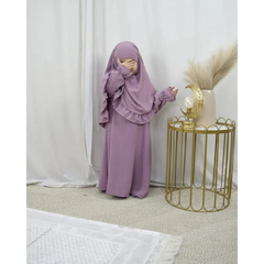 Abaya en Khimarset Ruffle Binti - Islamboekhandel.nl