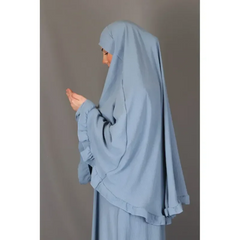 Abaya en Khimarset Ruffle - Islamboekhandel.nl