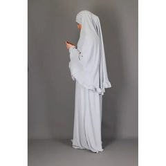 Abaya en Khimarset Ruffle - Islamboekhandel.nl