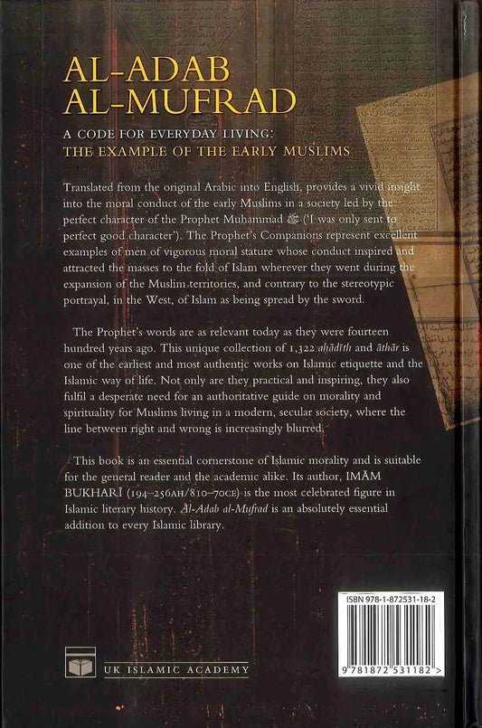 Al-Adab Al-Mufrad Deluxe (a code for everyday living: the example of the early muslims) - Islamboekhandel.nl