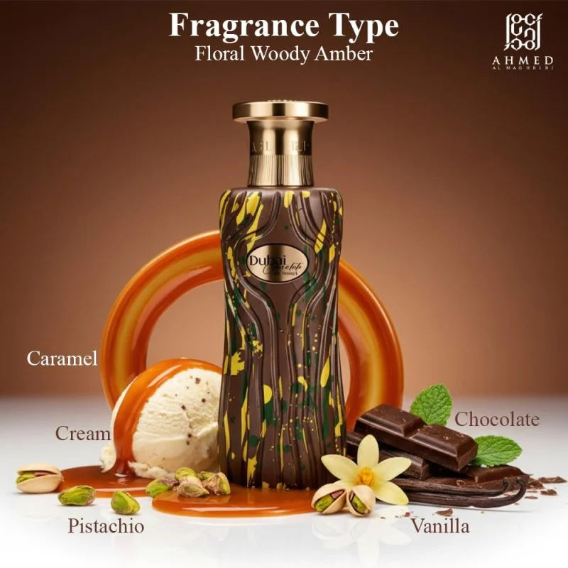 Ahmed Al Maghribi Dubai Chocolate Extrait de Parfum 100 ml - detail