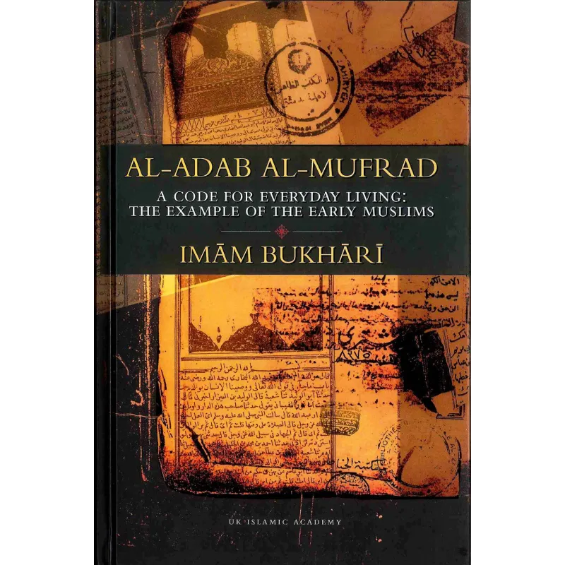 Boekomslag van Al-Adab Al-Mufrad door Imam Bukhari over de early muslims