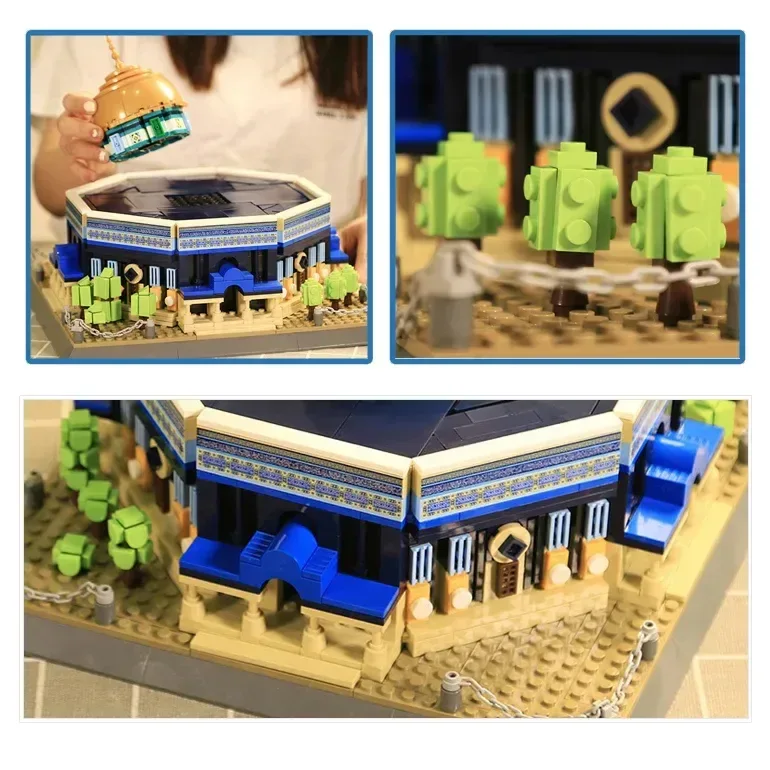 Al Aqsa Rotskoepelmoskee Bouwstenenset(lego) - (983 blokjes) - Islamboekhandel.nl