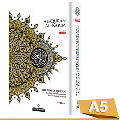 Al Quran Al Kareem Maqdis A5 formaat (Word-by-Word Translation Colour Coded Tajweed ) - Islamboekhandel.nl