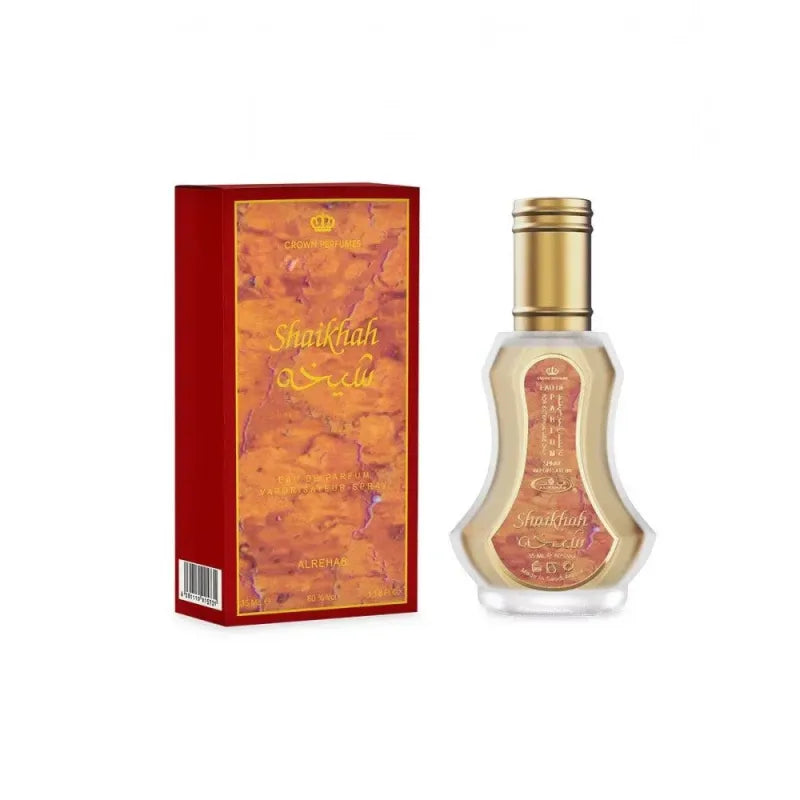 Shaikhah parfum flacon en doos van Al-Rehab Parfum Shaikhah, arabische parfum