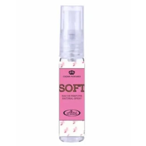 Pink parfum soft sprayfles met heldere dop voor Al-Rehab Parfum Soft