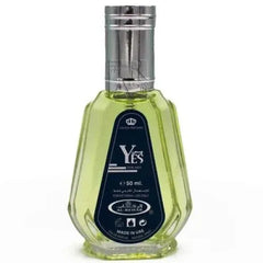 Al-Rehab Parfum Yes For Man fles met luxe geur en stijlvolle uitstraling