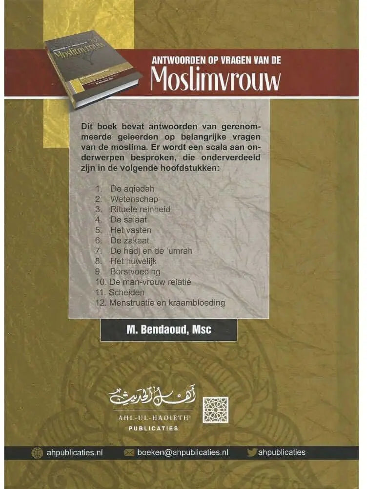 Antwoorden op vragen van de moslimvrouw - Islamboekhandel.nl