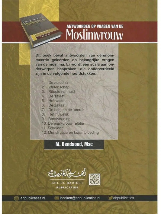 Antwoorden op vragen van de moslimvrouw - Islamboekhandel.nl