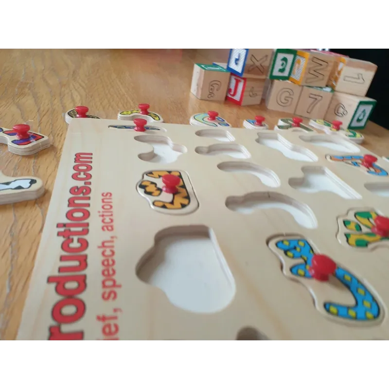 Arabische houten letter puzzel Islamboekhandel.nl