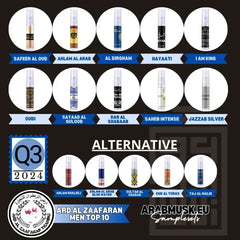 Ard al Zaafaran Top 10 men Sample Set 2024 Q3 - Islamboekhandel.nl