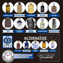 Ard al Zaafaran Top 10 men Sample Set 2024 Q3 - Islamboekhandel.nl