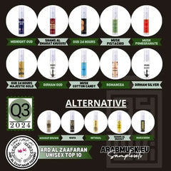 Ard al Zaafaran Top 10 Unisex Sample Set 2024 Q3 - Islamboekhandel.nl