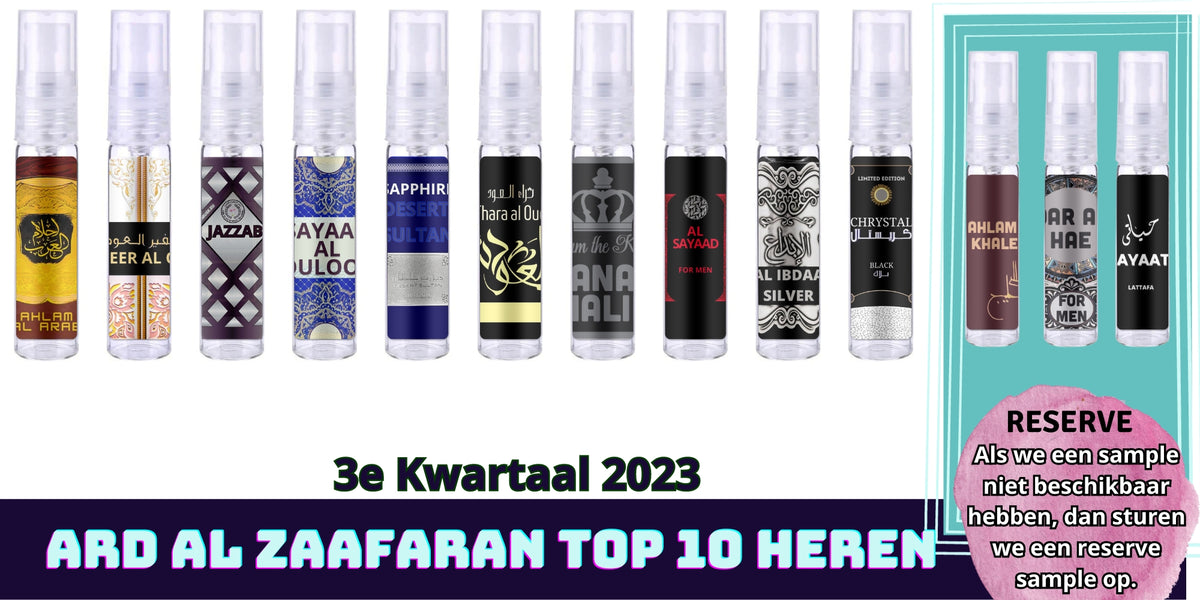 Ard al Zaafaran Top 10 Heren Sample Set 2023 Q3