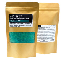 Twee aromatherapie bad potion pouches voor ontspanning - speciaal PMT 350g