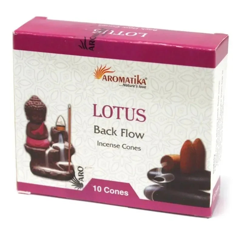 Aromatica Backflow Incense Cones Lotus Backflow Incense Cones - Islamboekhandel.nl
