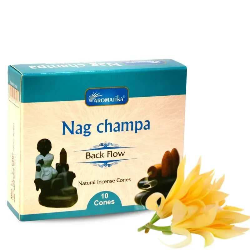 Aromatica Backflow Incense Cones Nag Champa Backflow Incense Cones - Islamboekhandel.nl
