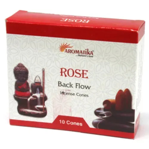 Aromatica Backflow Incense Cones Rose Backflow Incense Cones - Islamboekhandel.nl