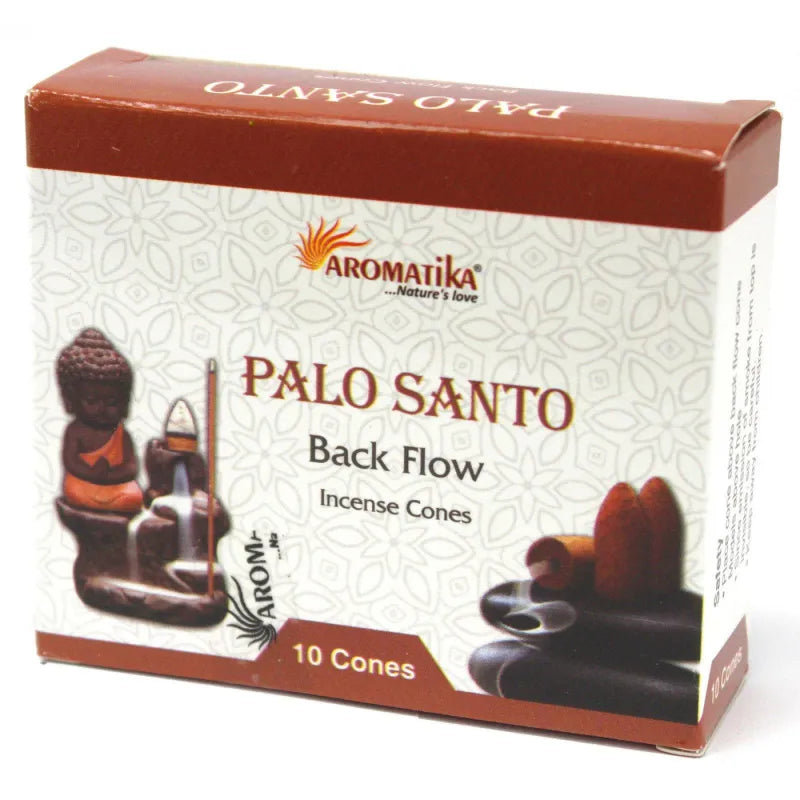 Aromatika Aromatica Backflow Incense Cones - Palo Santo met 10 incense cones