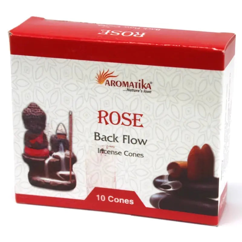 Aromatica Backflow Incense Cones Rose Backflow Incense Cones - Islamboekhandel.nl