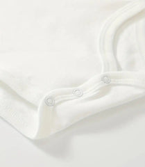 Babyromper unisex katoen met print 'My First Ramadan' goud en wit | 3-6m