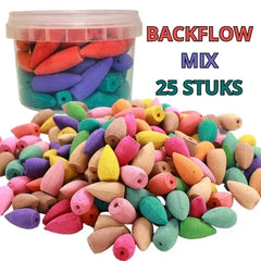 Backflow Wierookkegels - Mix - Wierook