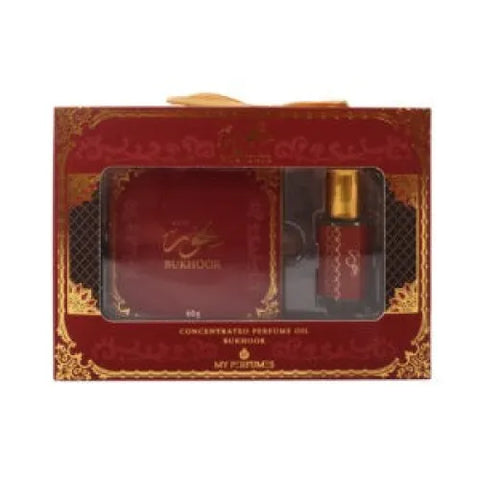 Bakhoor -bakhour + parfumolie cadeauset Arabiyat