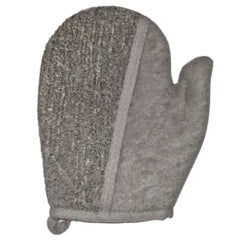 Bamboo & Linen Scrub handschoen met Aktieve Kool - Islamboekhandel.nl