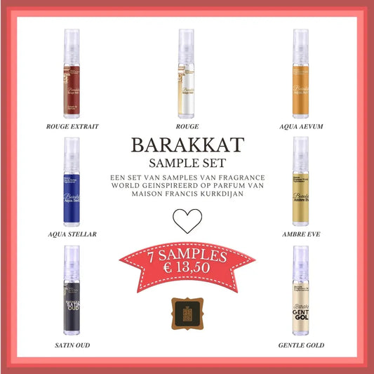 Barakkat Range Sample Set Nieuwe Editie - Islamboekhandel.nl
