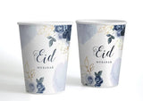 Bekers - Eid Peony Blauw (set van 6) - Islamboekhandel.nl