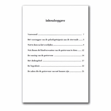 Een beknopte beschrijving van de djanaazah - Islamboekhandel.nl