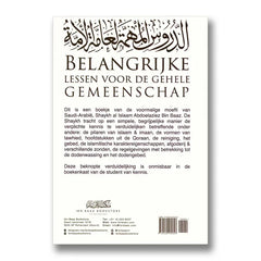 Belangrijke lessen voor de gehele gemeenschap - Islamboekhandel.nl
