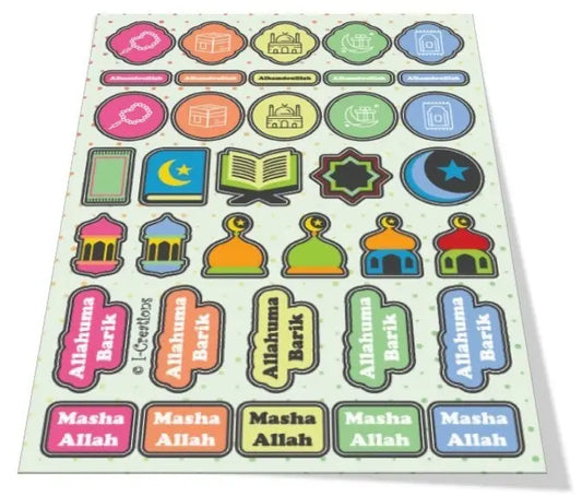 Beloningsstickers -kids dots - Islamboekhandel.nl