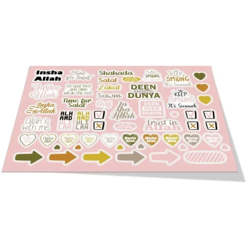 Beloningsstickers -pink - Islamboekhandel.nl