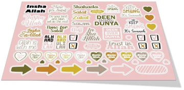 Beloningsstickers -pink - Islamboekhandel.nl