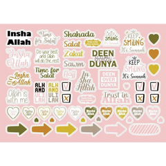 Beloningsstickers -pink - Islamboekhandel.nl