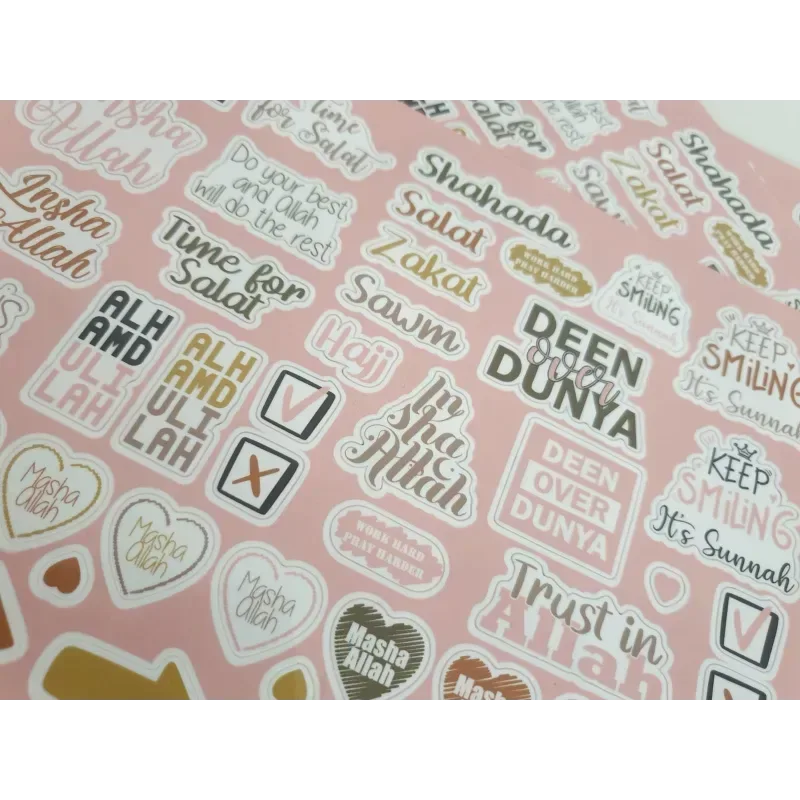 Beloningsstickers -pink - Islamboekhandel.nl