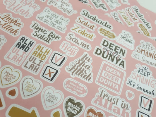 Beloningsstickers -pink - Islamboekhandel.nl