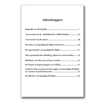 De Betekenis van Laa ilaaha ill Allaah, haar Vereisten en haar Effecten op het Individu en de Maatschappij - Islamboekhandel.nl