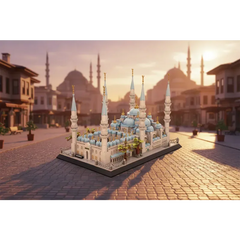 Blauwe Sultan Ahmet Moskee in Istanbul Bouwstenenset(lego) - (1129 onderdelen) - Islamboekhandel.nl
