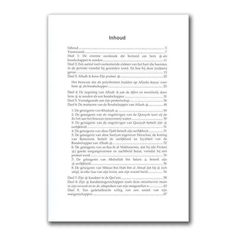 Een blik op het karakter van de edele boodschapper - Islamboekhandel.nl