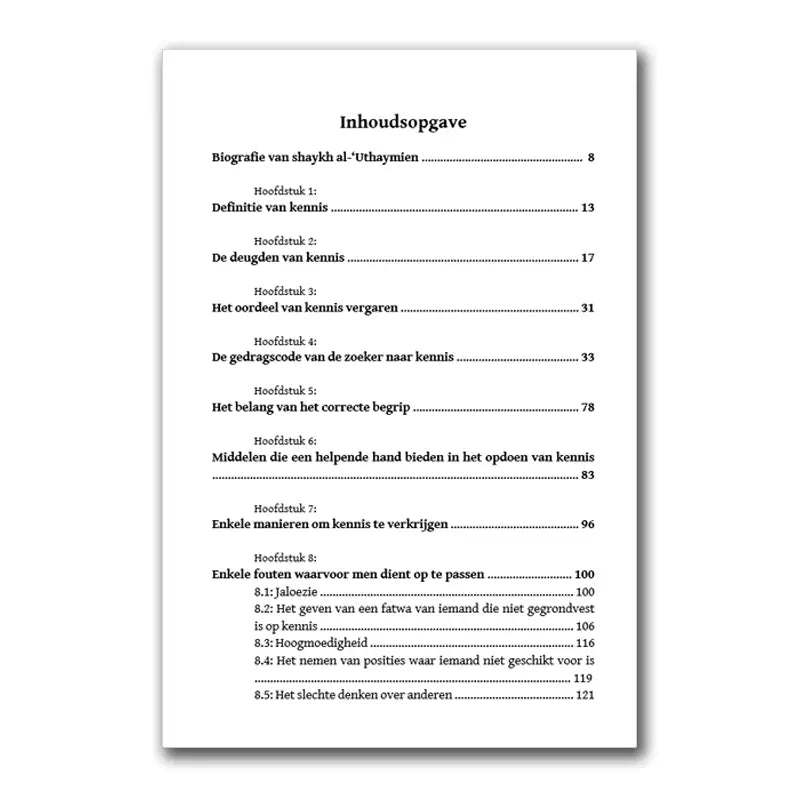Het boek van kennis - Islamboekhandel.nl