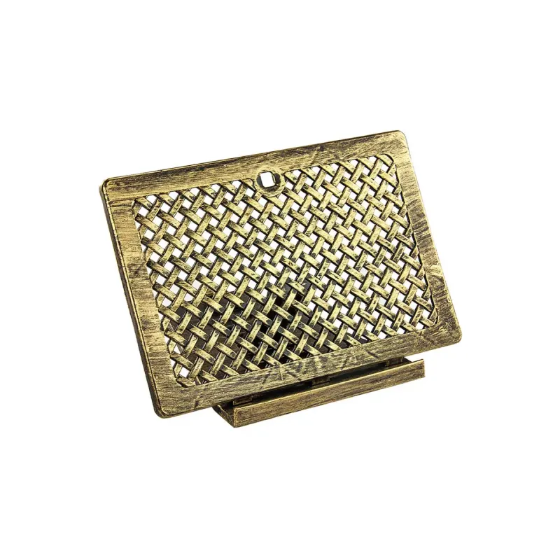 Gouden geweven portemonnee met flip-top en magneetsluiting, praktische boekleesstandaard koranhouder plastic