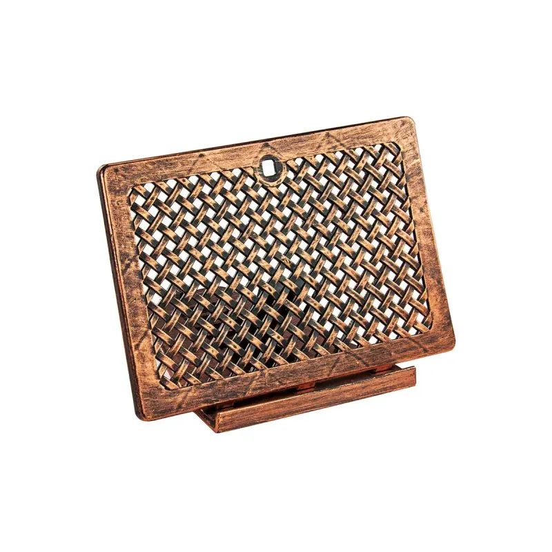 Praktische boekleesstandaard koranhouder van plastic met houten geweven patroon