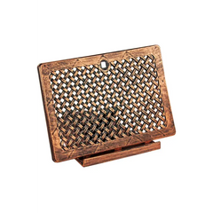 Praktische boekleesstandaard koranhouder van plastic met houten geweven patroon