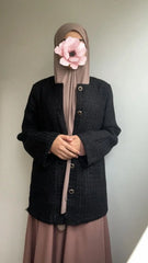Bouclé blazer - Islamboekhandel.nl