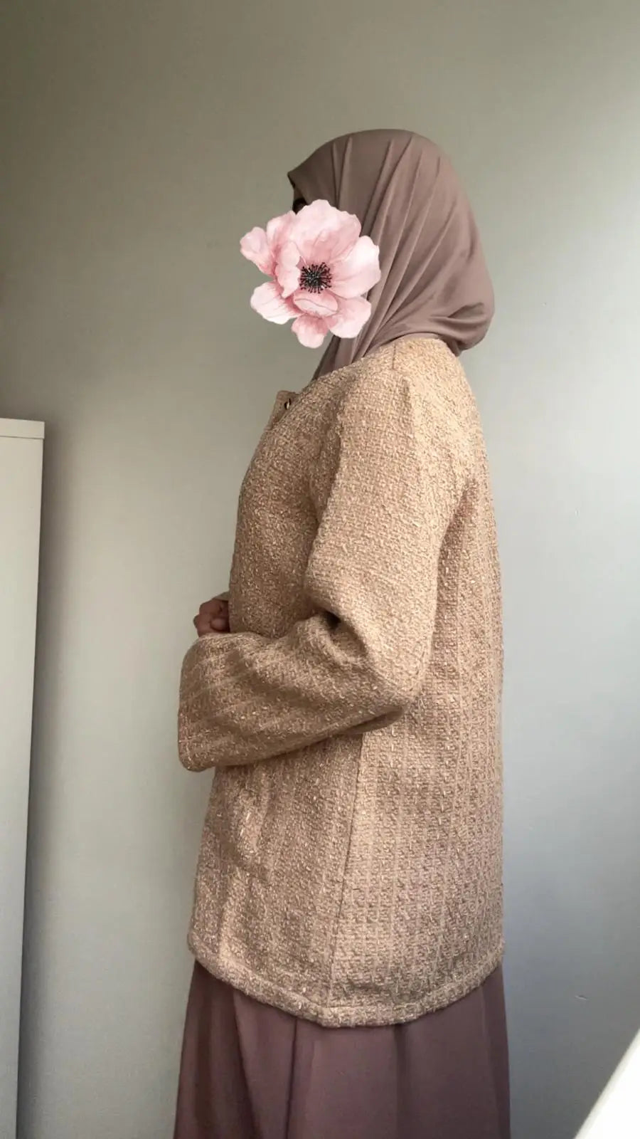 Bouclé blazer - Islamboekhandel.nl
