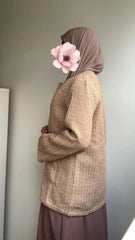 Bouclé blazer - Islamboekhandel.nl