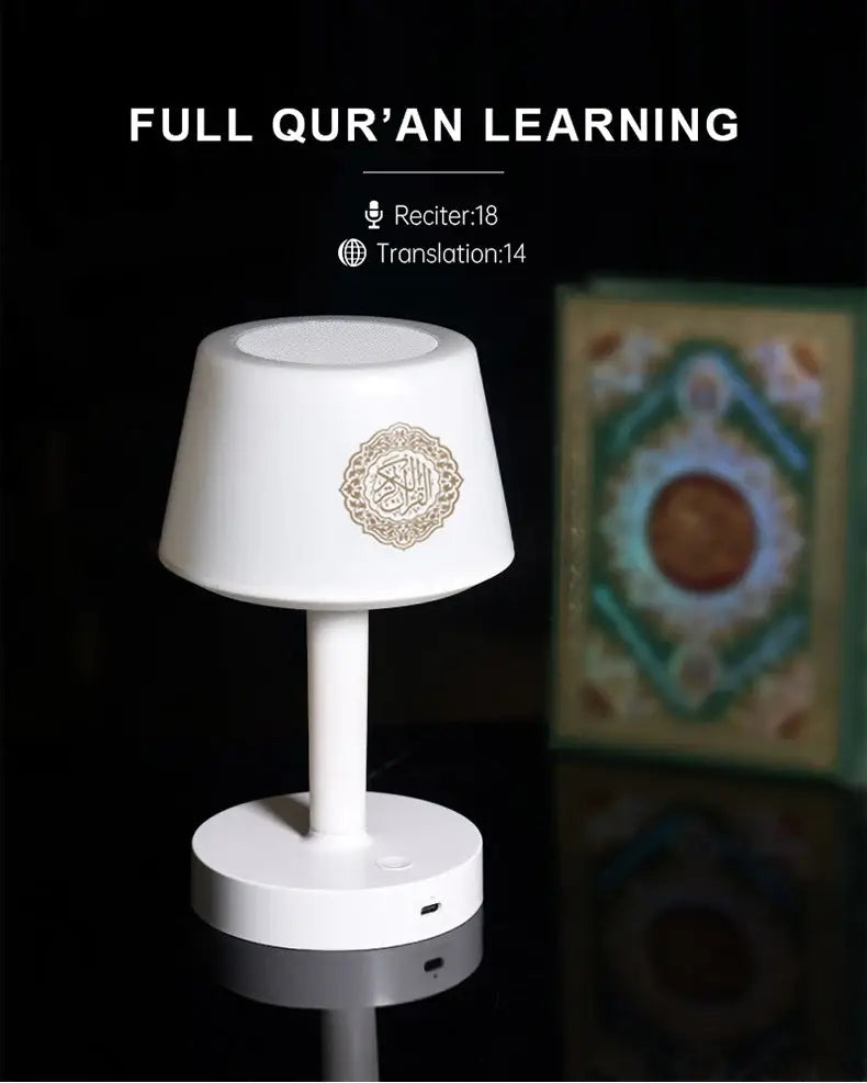 Bureaulamp Azan Klok Quran Speler (SQ917) - Islamboekhandel.nl