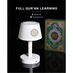 Witte Quran leerlamp voor bureaulamp azan klok met geïntegreerde azan functie
